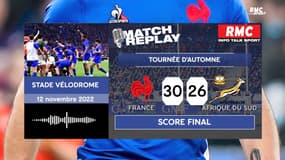 France 30-26 Afrique du Sud : La victoire suffocante des Bleus avec les commentaires RMC
