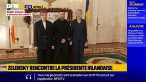 Volodymyr Zelensky à Dublin pour rencontrer la présidente irlandaise Catherine Connolly