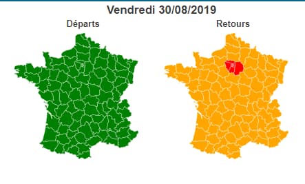 La circulation ce vendredi La circulation ce vendredi