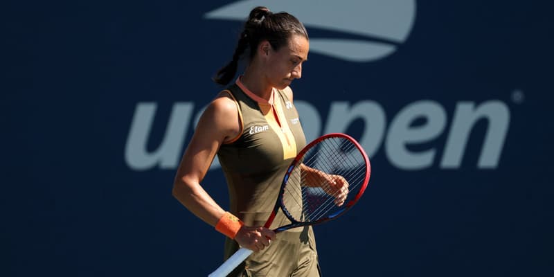 La Française Caroline Garcia lors du dernier match de sa carrière à l'US Open, le 25 août 2025