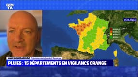 Pluies : 15 départements en vigilance orange - 02/10