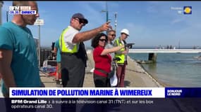 Wimereux: une simulation de pollution marine organisée