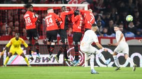 Dimitri Payet lors de Rennes-OM, le 10 janvier 2020