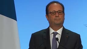 François Hollande à la salle Wagram le 8 septembre 2016 