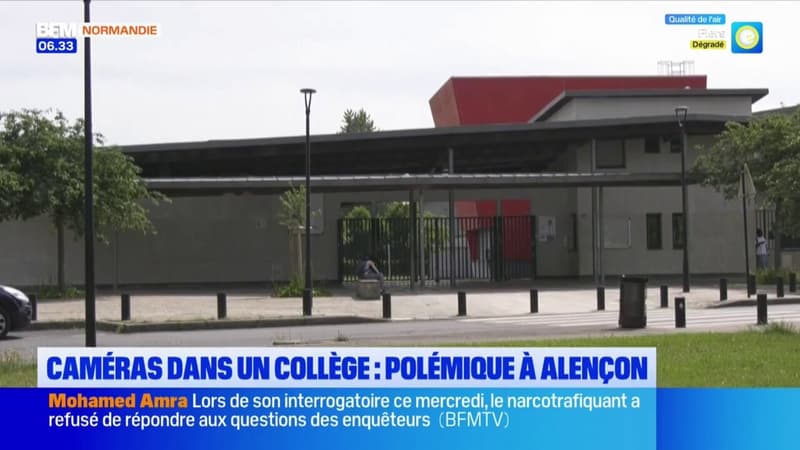 Alençon: polémique après l'installation de caméras au collège Louise Michel