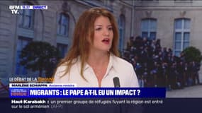 Immigration: pour Marlène Schiappa, Emmanuel Macron prône "une humanité de fermeté depuis 2017"