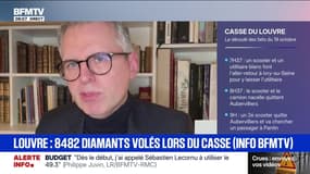 Cambriolage du Louvre: “C’est la valeur patrimoniale qui compte”, explique Geoffray Riondet, gemmologue 
