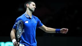 Novak Djokovic avec la Serbie