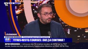 Tickets-restaurant pour les courses alimentaires: "Cette bataille, ça fait longtemps qu'on l'a perdue", réagit le restaurateur Stéphane Manigold (président de l'UMIH Grand Paris)