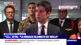 Gabriel Attal sur la menace terroriste: "45 attentats ont été déjoués depuis 2017" 