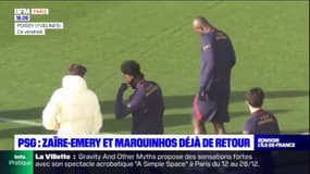 PSG: Zaïre-Emery et Marquinhos déjà de retour