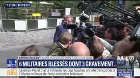 Militaires renversés à Levallois : "Je trouve cette agression honteuse" dit le maire Patrick Balkany