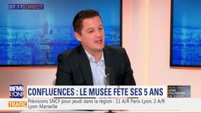  Cinq ans du Musée des Confluences: Cédric Lesec, directeur des relations extérieures du musée, était l'invité de Bonjour Lyon