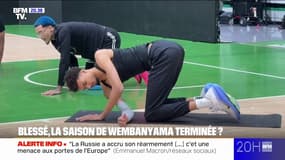Atteint d’une "thrombose veineuse profonde" à l’épaule, Victor Wembanyama devrait manquer le reste de la saison