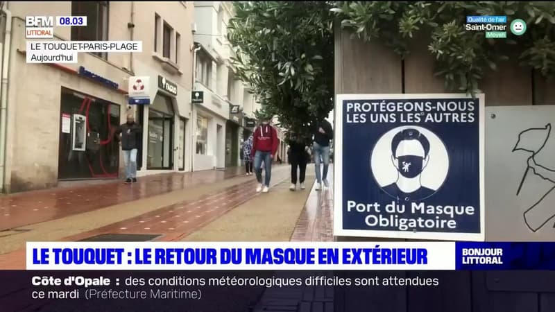 Le Touquet: le masque de nouveau obligatoire dans le centre-ville