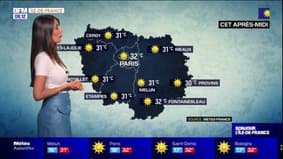 Météo Île-de-France: un mardi ensoleillé et chaud, jusqu'à 32°C à Paris