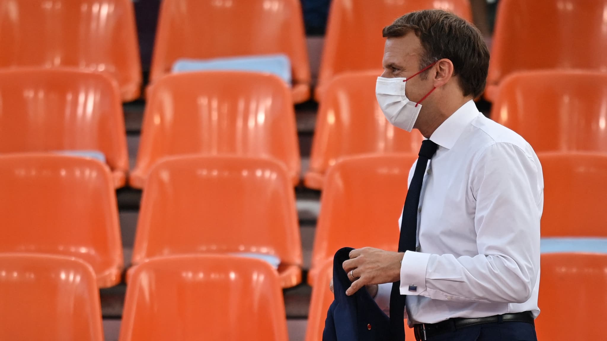 Emmanuel Macron aux JO