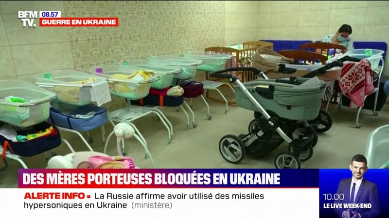 Guerre en Ukraine: des mères porteuses et des bébés bloqués dans le pays