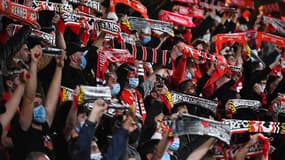 Des supporters rennais contre Krasnodar