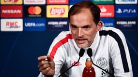 Thomas Tuchel en conférence de presse avant le match PSG-Bruges, le 5 novembre 2019