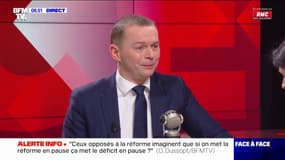 Olivier Dussopt sur Jean-Luc Mélenchon: "Je suis assez frappé de voir que quelqu'un qui n'est pas député décide pour les autres"