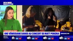 L'histoire du jour: une Vénissiane danse au concert de Matt Pokora