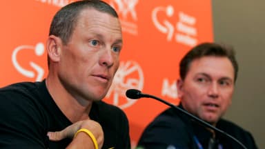 Lance Armstrong et Johan Bruyneel