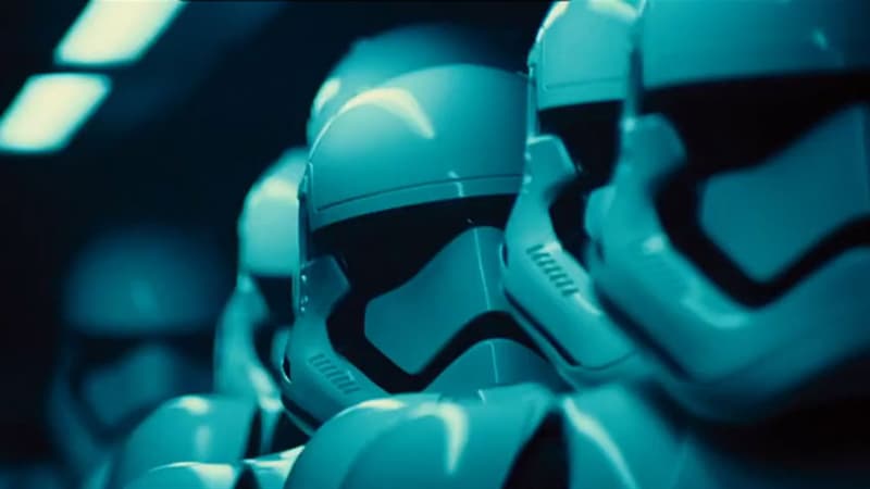 Une image de la bande annonce de Star Wars: Episode VII.