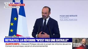 Retraites: Édouard Philippe détaille le principe d'universalité, qui "garantira une protection sociale plus forte, plus durable"