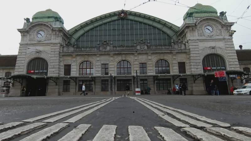 La gare de Bâle, en Suisse.