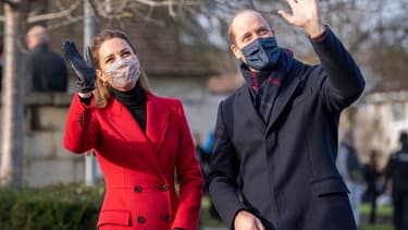 Kate et William à Bath, au Royaume Uni, le 8 décembre 2020