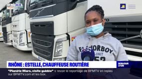 Rhône: à la rencontre d'Estelle, chauffeuse routière d'Estelle et fière de l'être 