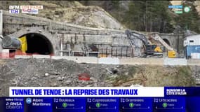 Alpes-Maritimes: la reprise des travaux du tunnel de Tende côté français