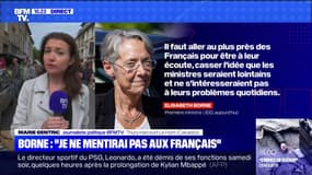 Élisabeth Borne: "Je ne mentirai pas aux Français"