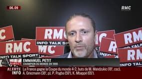 La France championne du monde, l'émotion d'Emmanuel Petit sur RMC: "Ca me projette 20 ans en arrière"