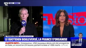 Franck Riester: "J'ai eu les symptômes d'une grosse grippe, aujourd'hui ça va mieux"