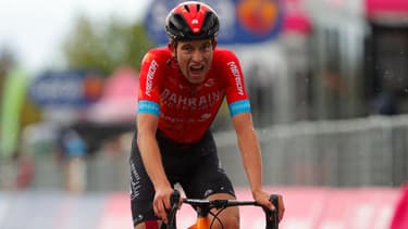 Gino Mäder sur le Giro en 2021