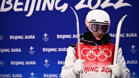  Perrine Laffont lors des Jeux olympiques de Pékin, le 6 février 2022.