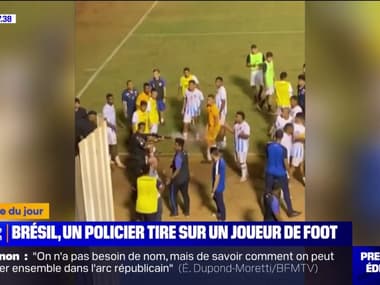 Brésil: un policier tire avec son flashball sur un joueur de foot