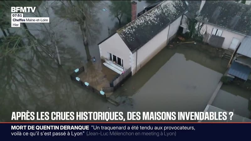 Des maisons invendables après les crues historiques dans le Maine-et-Loire?