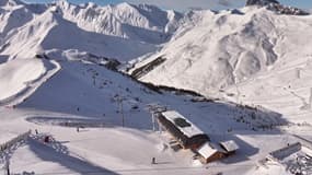 Le domaine skiable de l'Espace Lumière, reliant les stations de Pra Loup et Val d'Allos-La Foux. 