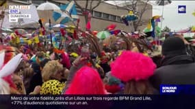 Carnaval de Dunkerque: la Bande de la Citadelle a défilé ce lundi