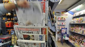 Un vendeur de journaux à Nantes, en 2013.