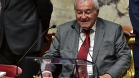 Le député Bernard Brochand le 27 juin 2017 à l'Assemblée nationale à Paris.