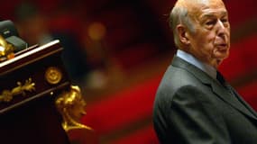Valéry Giscard d'Estaing le 3 décembre 2002 à l'Assemblée nationale