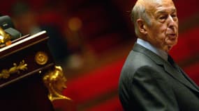 Valéry Giscard d'Estaing le 3 décembre 2002 à l'Assemblée nationale