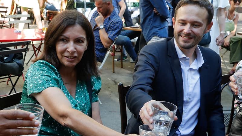 Anne Hidalgo et David Belliard le 2 juin 2020