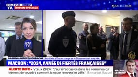 Vœux d'Emmanuel Macron: "L'autorité est vraiment le vœu des Français" indique Sabrina Agresti-Roubache, secrétaire d'État en charge de la Citoyenneté et de la Ville