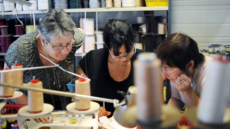 La main d'oeuvre de l'industrie textile est vieillissante.
