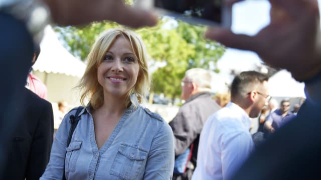 La candidate à la présidence LR Florence Portelli, le 2 septembre 2017 à La Baule (Loire-Atlantique).